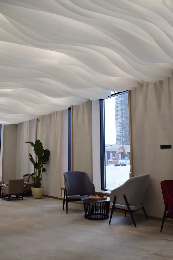 Декоративный офисный потолок в ЖК Зил-ЮГ г. Москва