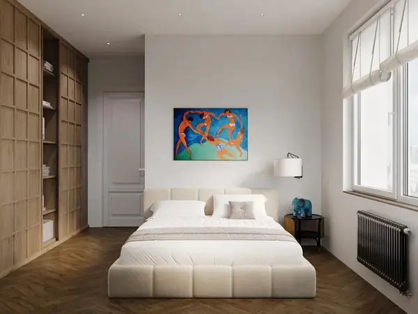 Дизайн квартиры в современном стиле с элементами ваби-саби