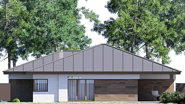 Проект одноэтажного дома 17х20м S265м2 F-16451