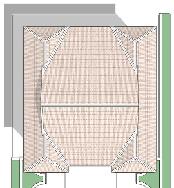 Гостевой дом. План кровли