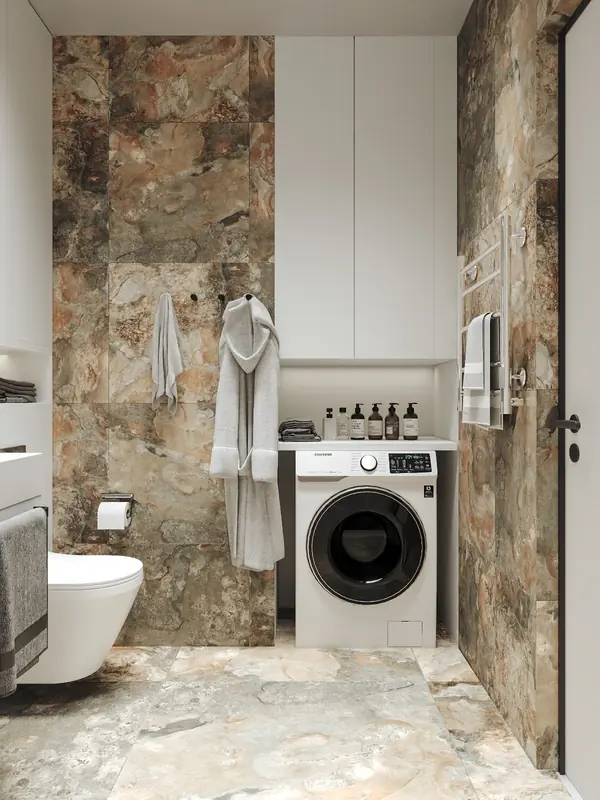 Светлая ванная комната