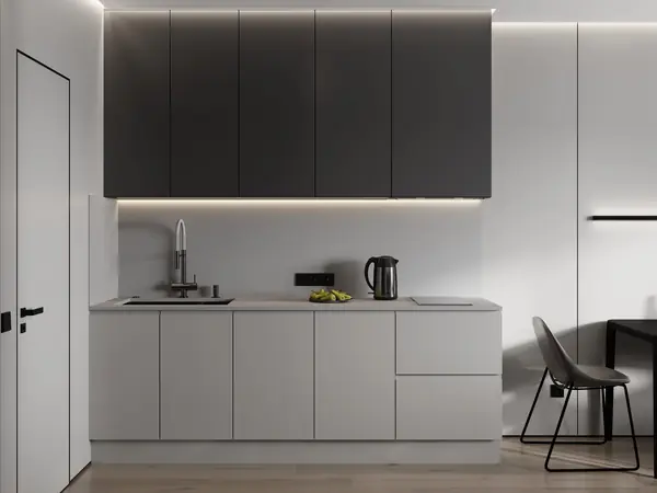 Студия в стиле минимализм ЖК Дом на Анри