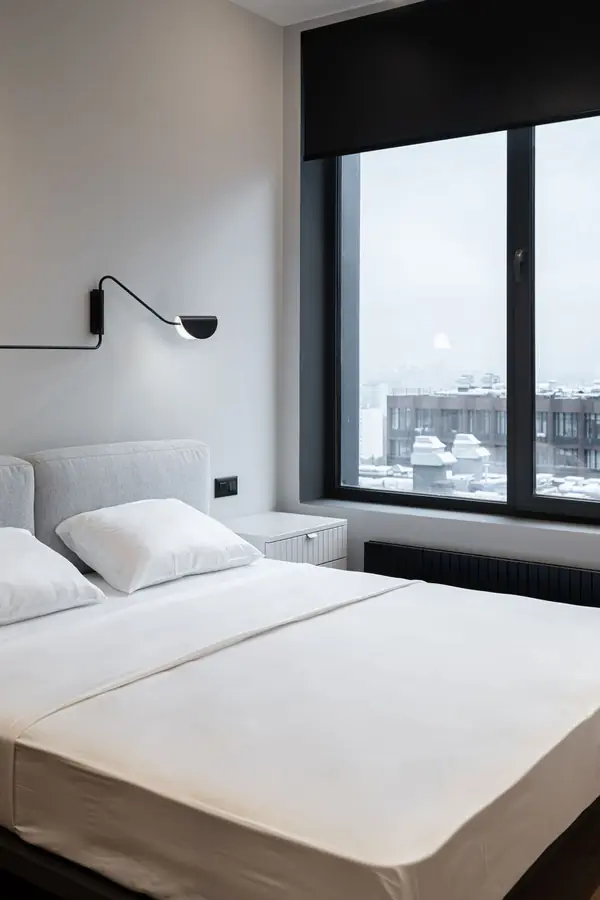 Серый минимализм | 58 кв.м.