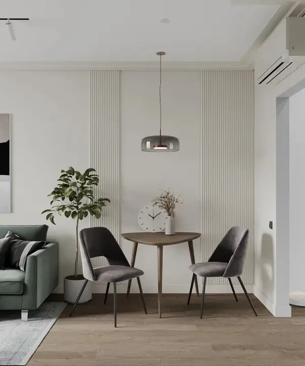 Однокомнатная квартира в современном минималистичном стиле