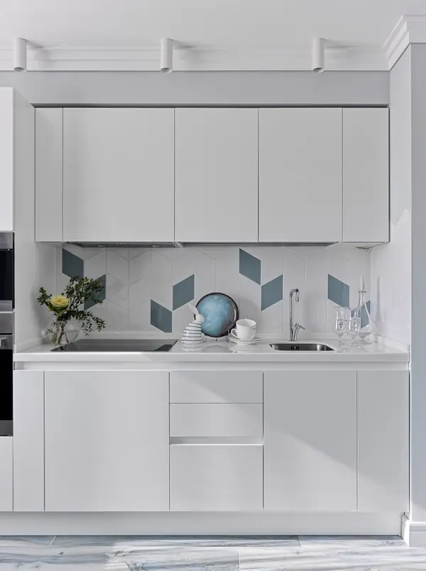 Квартира для сдачи в аренду, белая кухня