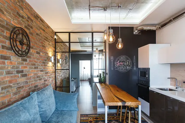 Квартира в стиле Loft для молодого холостяка