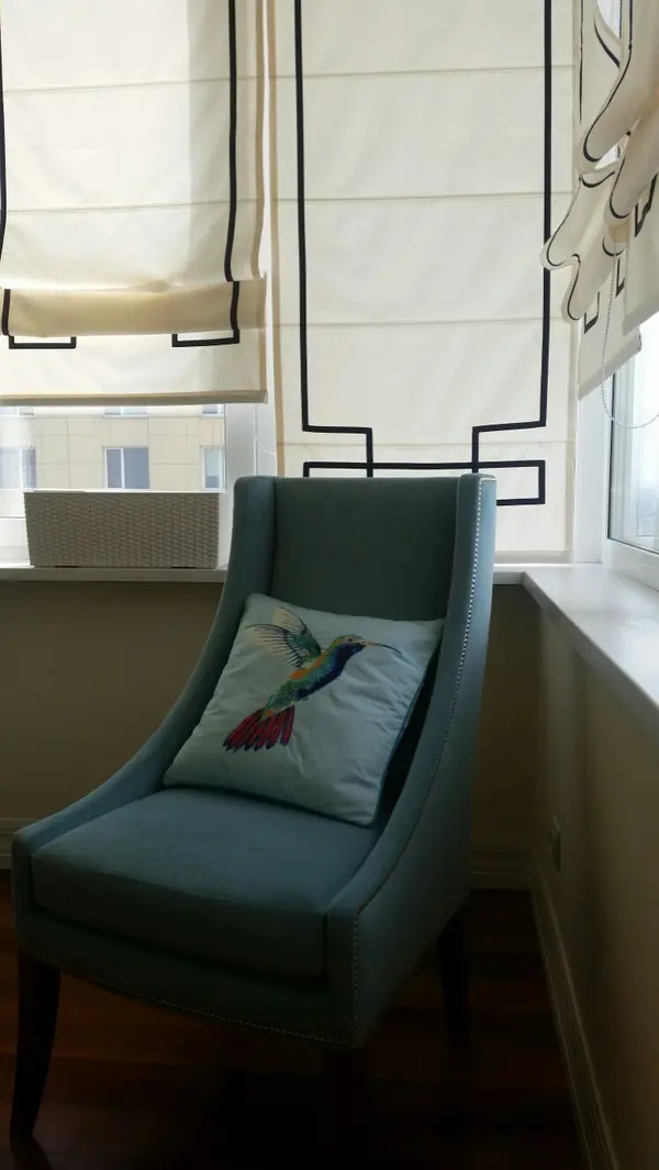 Римские шторы в интерьере