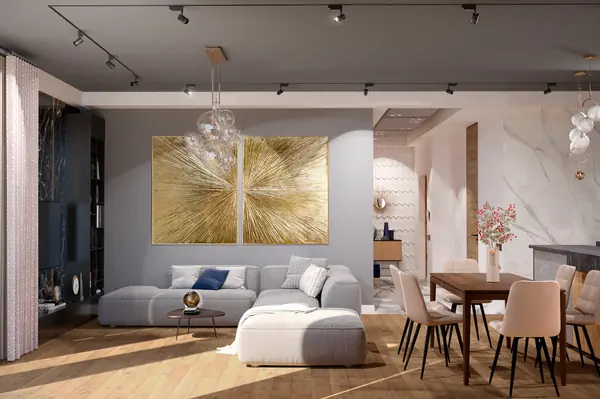 Квартира в стиле ар-нуво, ЖК "Кокос"