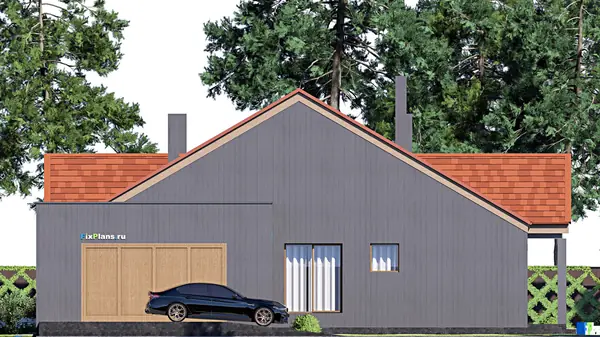 Проект одноэтажного дома 18х21м S246м2 F-16685