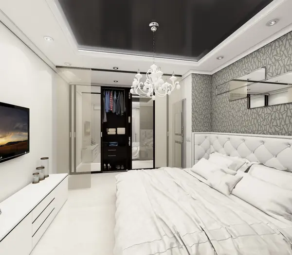 Дизайн интерьеров трёхкомнатной квартиры. Современный стиль.