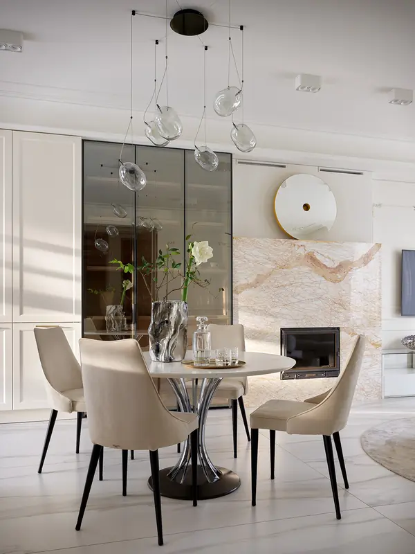 Давно известно, что стол круглой формы больше располагает к общению, чем квадрат