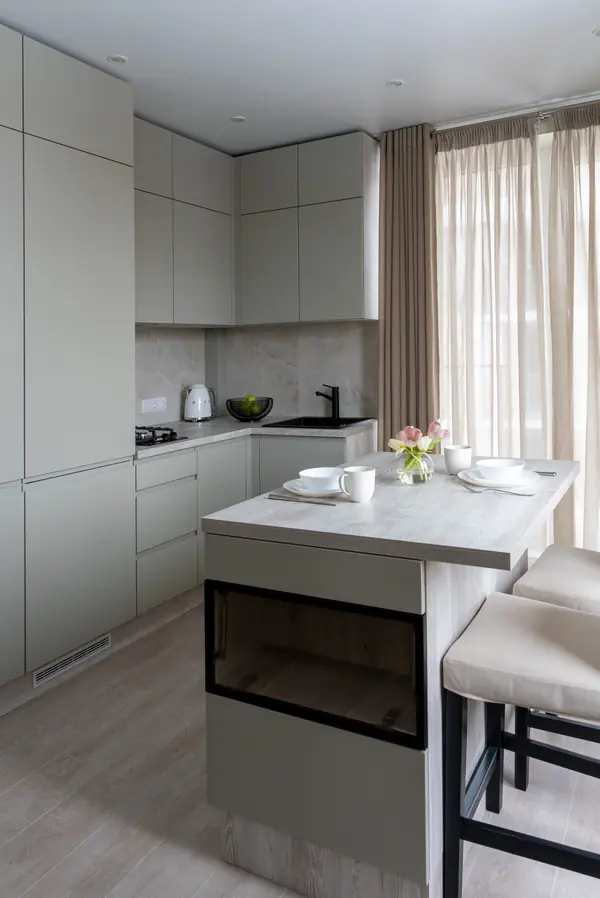 Мебель в едином стиле для однокомнатной квартиры в Светлогорске