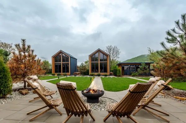 Ландшафтный дизайн базы отдыха «8 сосен»