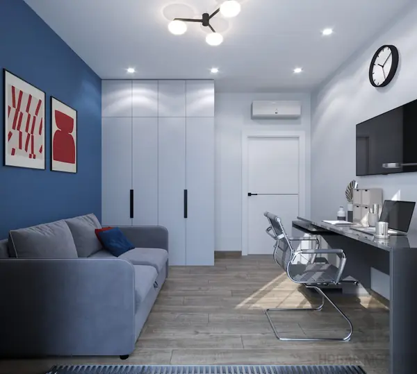 Дизайн двухкомнатной квартиры по адресу: Очаковское шоссе, 9А