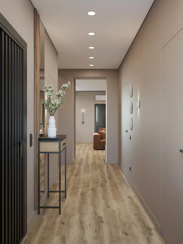 Дизайн-проект первого этажа дома в г. Томск, площадью 65 кв.м.