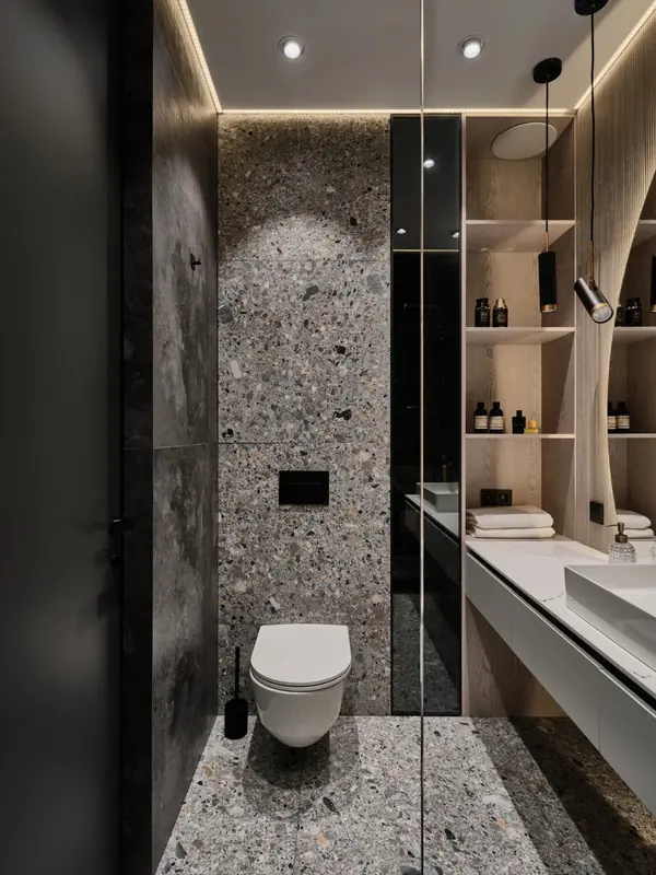 Дизайна-проекта  душевой  ЖК " Две эпохи"