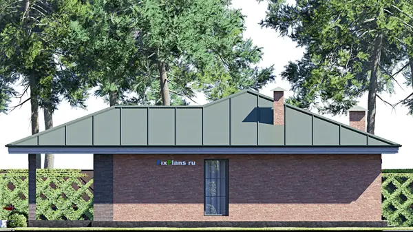 Проект одноэтажного дома 14х13м S147м2 F-18260