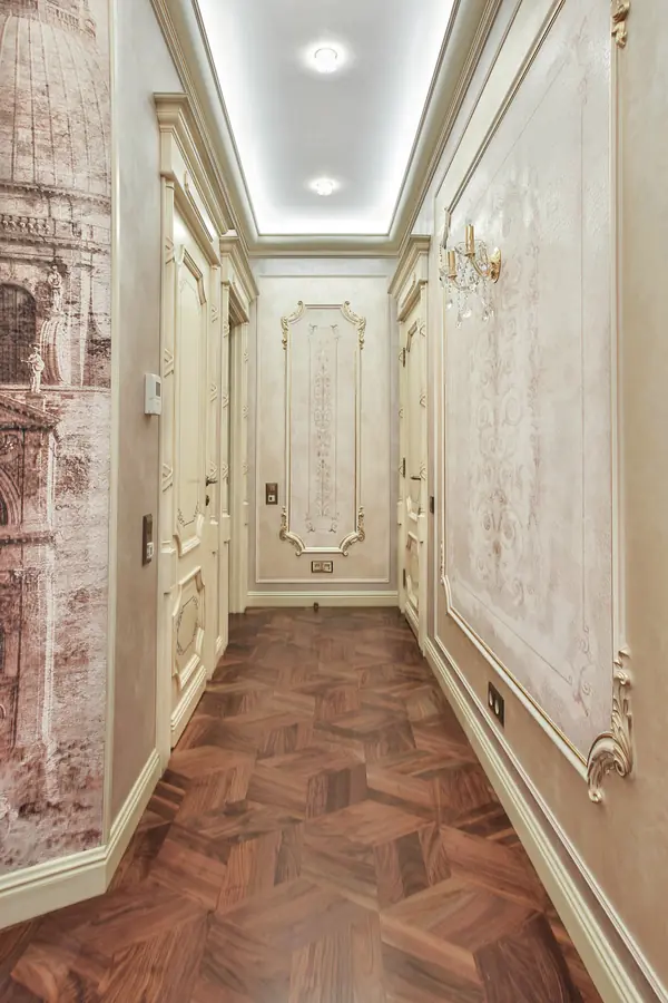 квартира в классическом стиле 235м2