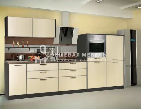 Современная кухня из пластика