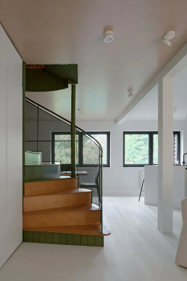 Кухня-гостиная. Разворот на 45 градусов