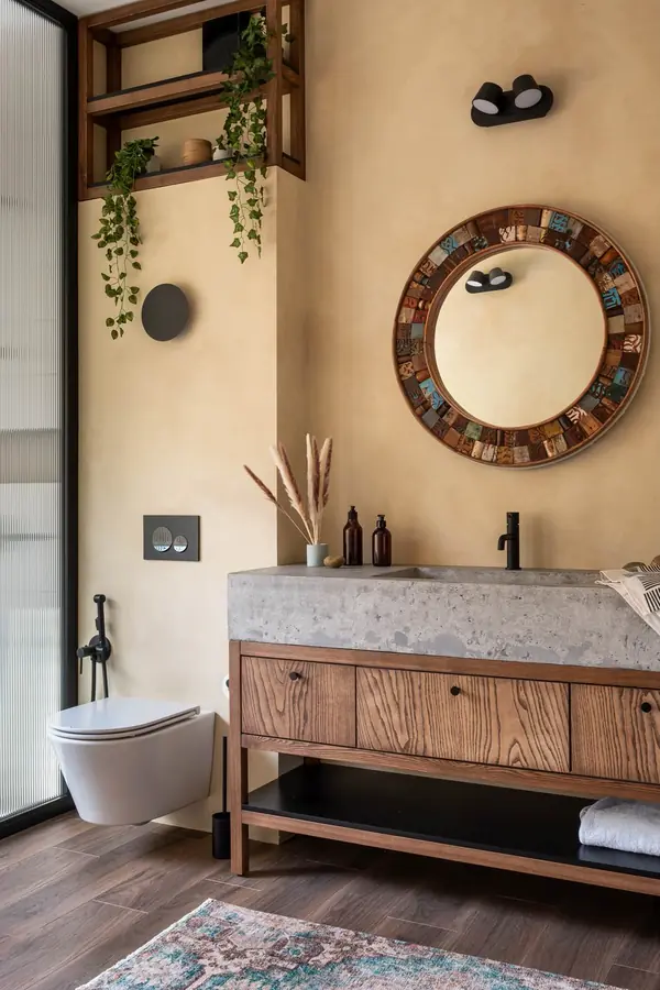 Дизайн интерьера частного дома в стиле этно-панк