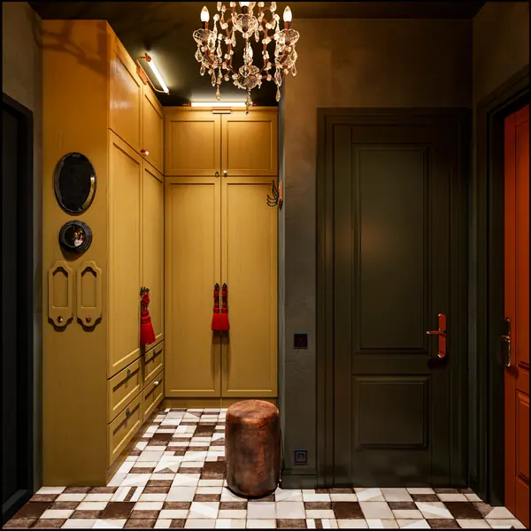 Дизайн квартиры 60 м2 в новостройке от ПИК 2 вариант