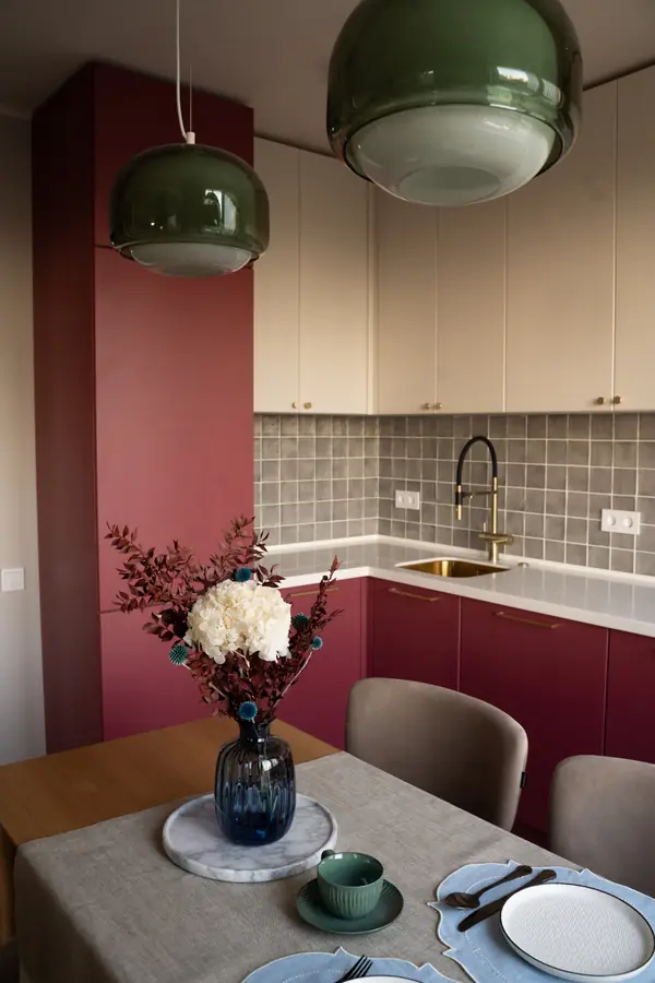 Ягодная кухня в ЖК Лучи