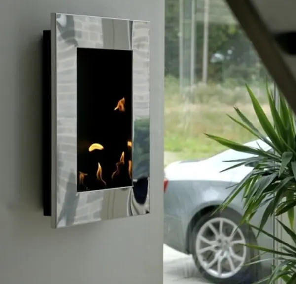 Настенные биокамины Decoflame New York Empire в интерьере