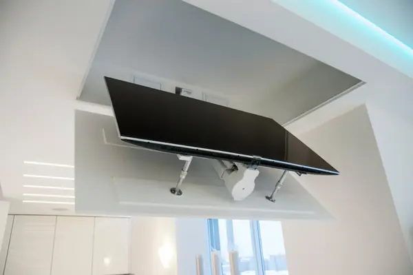Выдвижение ТВ с потолка и спуск вниз на 60 см