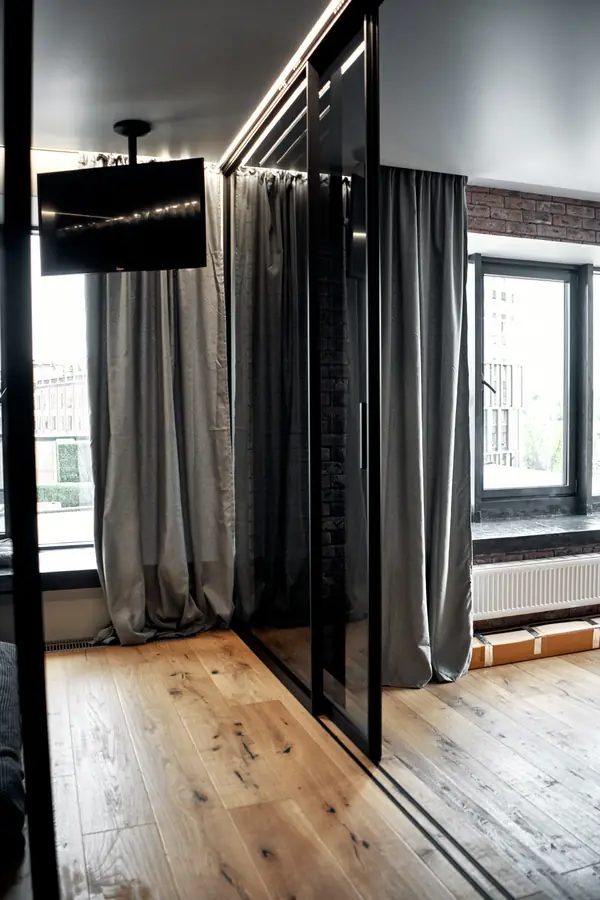 Угловая интерьерная перегородка raumplus