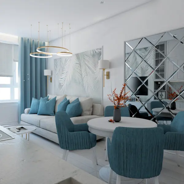 Кухня-гостиная. Москва, 1ый Котляковский переулок