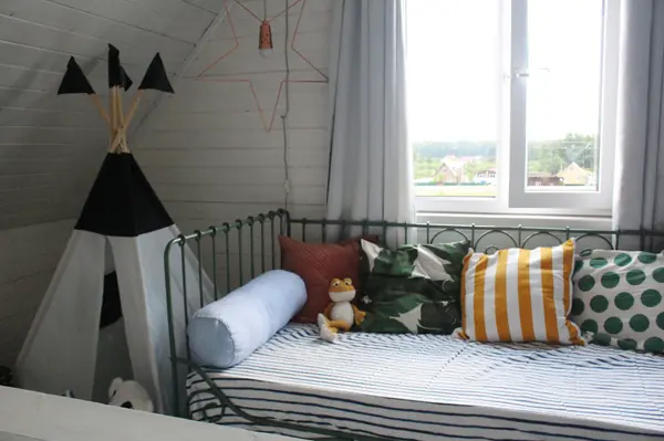 Интерьер летнего дома в Подмосковье со средиземноморским настроением