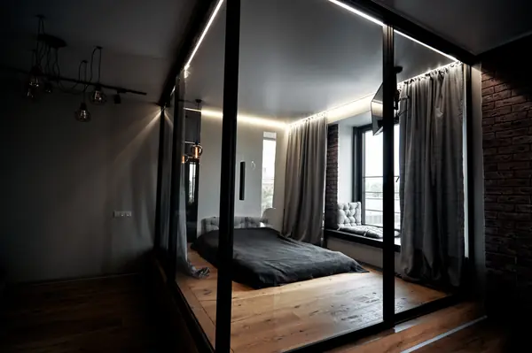 Угловая интерьерная перегородка raumplus