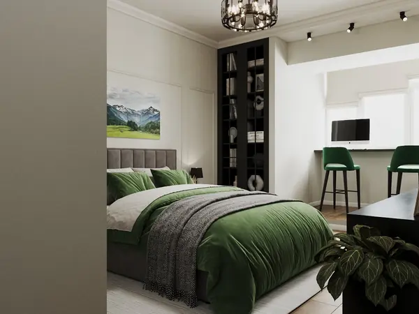 Дизайн интерьера трехкомнатной квартиры "Квартира в стиле современная классика"