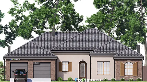 Проект одноэтажного дома 19х21м S251м2 F-16847