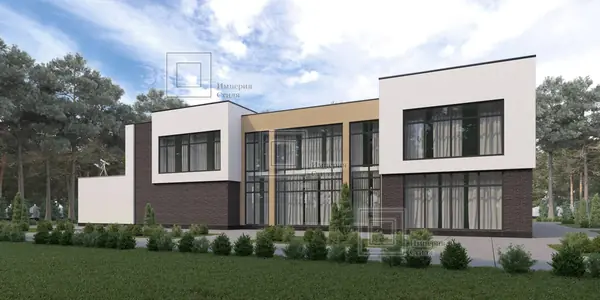 Проект дома с гаражом на три машины