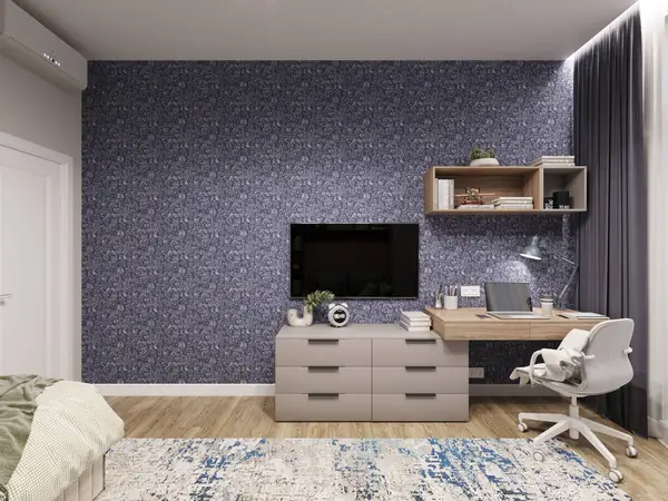 Дизайн детской комнаты для школьника