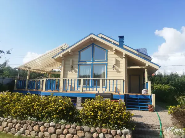 Покраска дома в п.Репино