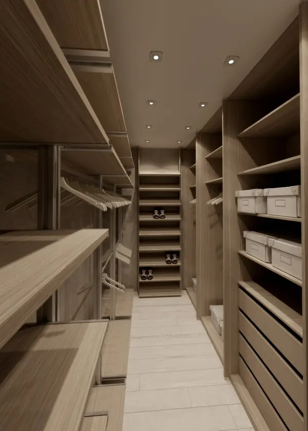 Интерьер двухкомнатной квартиры в ЖК Аэробус (70 кв. м)