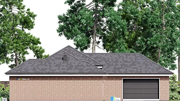 Проект одноэтажного дома 20х15м S182м2 F-16757