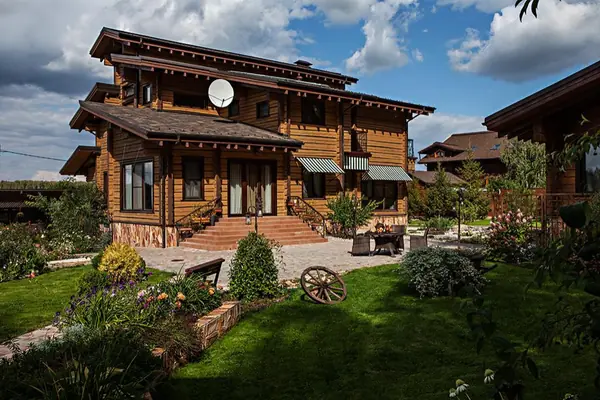 Ландшафт в загородном доме