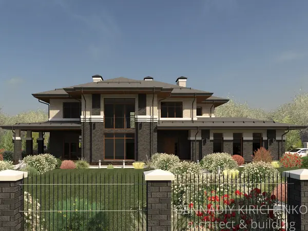 Проект двухэтажного дома.