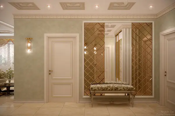 Дизайн коридора в классическом стиле в квартире, г.Краснодар