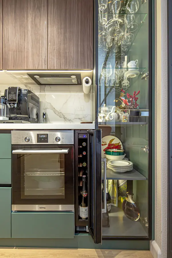 Квартира 40 кв.м ЖК Амурский парк (Кухня)