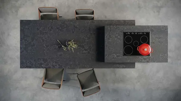 Матовый Hermes Grey by Quantra Quartz