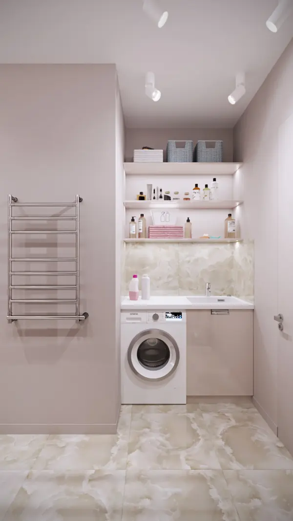 Стильная квартира 86 кв.м. -  Москва - яркие акценты в интерьере. Финал.