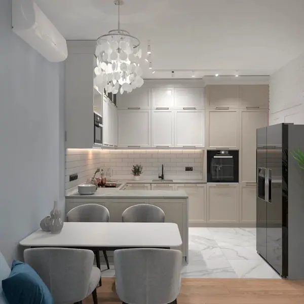 Квартира в современном стиле для семьи с ребенком