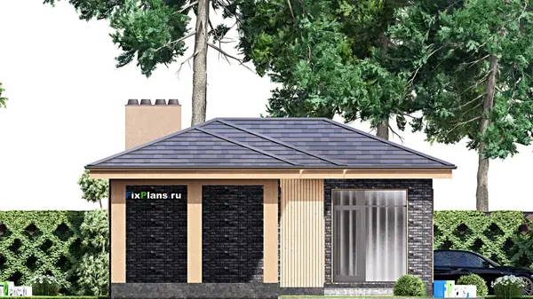 Проект одноэтажного дома 16х9м S158м2 F-15470