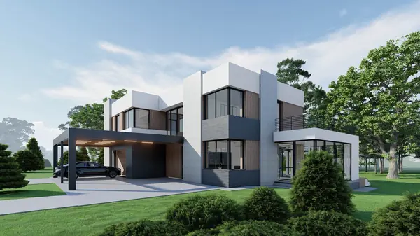 Hi-tech modern house