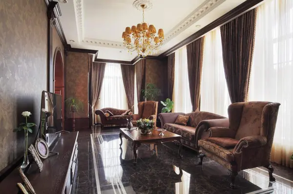 Интерьер коттеджа в поселке Палникс